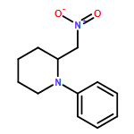 Piperidine, 2-(nitromethyl)-1-phenyl- 