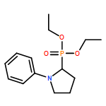 Phosphonic acid, P-(1-phenyl-2-pyrrolidinyl)-, diethyl ester 