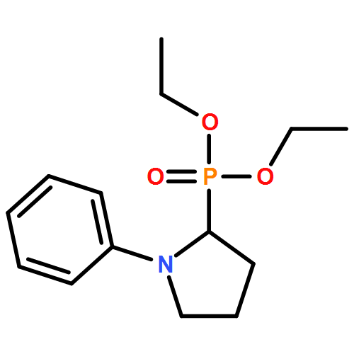 Phosphonic acid, P-(1-phenyl-2-pyrrolidinyl)-, diethyl ester 