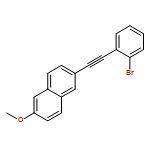 Naphthalene, 2-[2-(2-bromophenyl)ethynyl]-6-methoxy- 