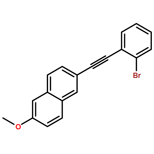 Naphthalene, 2-[2-(2-bromophenyl)ethynyl]-6-methoxy- 