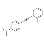 Benzenamine, 4-[2-(2-chlorophenyl)ethynyl]-N,N-dimethyl- 