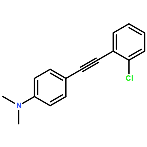 Benzenamine, 4-[2-(2-chlorophenyl)ethynyl]-N,N-dimethyl- 