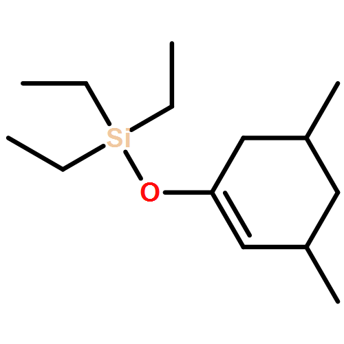 Cyclohexene, 3,5-dimethyl-1-[(triethylsilyl)oxy]-, (3R,5S)-rel- 