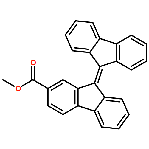 9H-Fluorene-2-carboxylic acid, 9-(9H-fluoren-9-ylidene)-, methyl ester 