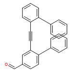 [1,1-Biphenyl]-4-carboxaldehyde, 2-(2-[1,1-biphenyl]-2-ylethynyl)- 