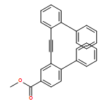 [1,1-Biphenyl]-4-carboxylic acid, 2-(2-[1,1-biphenyl]-2-ylethynyl)-, methyl ester 