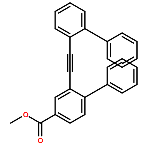 [1,1-Biphenyl]-4-carboxylic acid, 2-(2-[1,1-biphenyl]-2-ylethynyl)-, methyl ester 