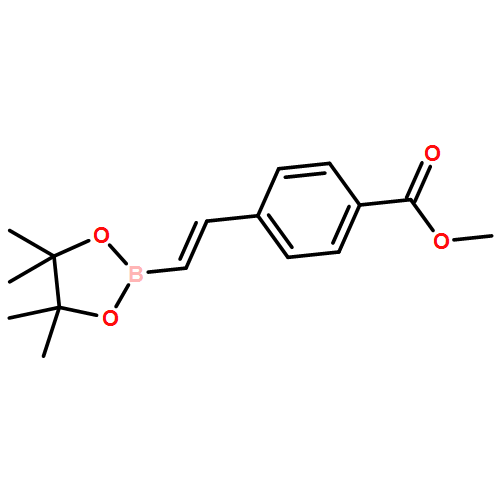 Benzoic acid, 4-[(1E)-2-(4,4,5,5-tetramethyl-1,3,2-dioxaborolan-2-yl)ethenyl]-, methyl ester 