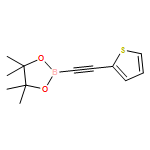 1,3,2-Dioxaborolane, 4,4,5,5-tetramethyl-2-[2-(2-thienyl)ethynyl]- 