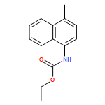 Carbamic acid, N-(4-methyl-1-naphthalenyl)-, ethyl ester 