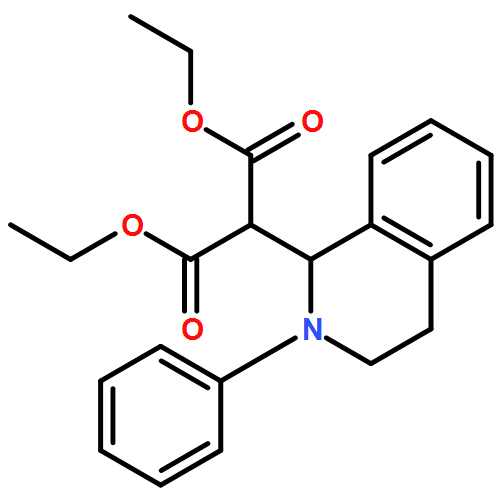 Propanedioic acid, 2-(1,2,3,4-tetrahydro-2-phenyl-1-isoquinolinyl)-, 1,3-diethyl ester 