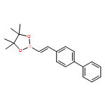 1,3,2-Dioxaborolane, 2-[(1E)-2-[1,1-biphenyl]-4-ylethenyl]-4,4,5,5-tetramethyl- 