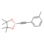 1,3,2-Dioxaborolane, 4,4,5,5-tetramethyl-2-[2-(3-methylphenyl)ethynyl]- 