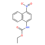 Carbamic acid, N-(4-nitro-1-naphthalenyl)-, ethyl ester 