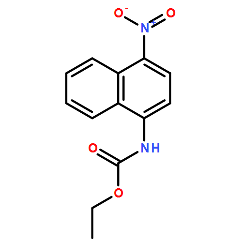 Carbamic acid, N-(4-nitro-1-naphthalenyl)-, ethyl ester 