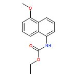 Carbamic acid, N-(5-methoxy-1-naphthalenyl)-, ethyl ester 