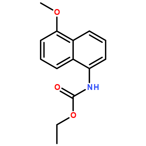 Carbamic acid, N-(5-methoxy-1-naphthalenyl)-, ethyl ester 