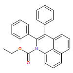 1H-Benzo[de]quinoline-1-carboxylic acid, 2,3-diphenyl-, ethyl ester 