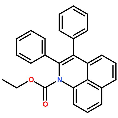 1H-Benzo[de]quinoline-1-carboxylic acid, 2,3-diphenyl-, ethyl ester 