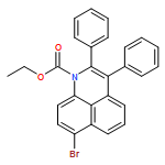 1H-Benzo[de]quinoline-1-carboxylic acid, 7-bromo-2,3-diphenyl-, ethyl ester 