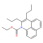 1H-Benzo[de]quinoline-1-carboxylic acid, 2,3-dipropyl-, ethyl ester 