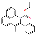 1H-Benzo[de]quinoline-1-carboxylic acid, 3-methyl-2-phenyl-, ethyl ester 