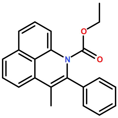 1H-Benzo[de]quinoline-1-carboxylic acid, 3-methyl-2-phenyl-, ethyl ester 