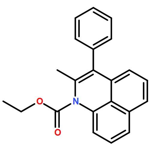 1H-Benzo[de]quinoline-1-carboxylic acid, 2-methyl-3-phenyl-, ethyl ester 