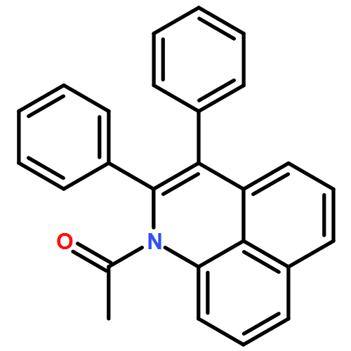 Ethanone, 1-(2,3-diphenyl-1H-benzo[de]quinolin-1-yl)- 