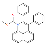 1H-Benzo[de]quinoline-1-carboxylic acid, 2,3-diphenyl-, methyl ester 