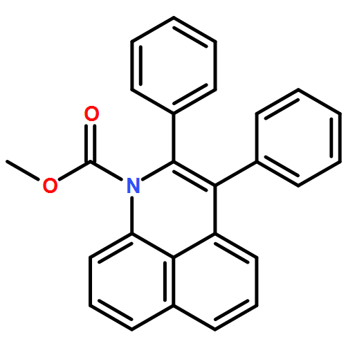 1H-Benzo[de]quinoline-1-carboxylic acid, 2,3-diphenyl-, methyl ester 