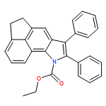 9H-Indeno[1,7-fg]indole-9-carboxylic acid, 4,5-dihydro-7,8-diphenyl-, ethyl ester 