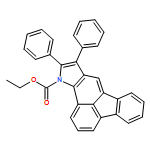 4H-Fluoreno[9,1-fg]indole-4-carboxylic acid, 5,6-diphenyl-, ethyl ester 