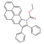 9H-Phenaleno[1,9-fg]indole-9-carboxylic acid, 7,8-diphenyl-, ethyl ester 