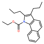 1H-Benz[g]indole-1-carboxylic acid, 2,3-dipropyl-, ethyl ester 