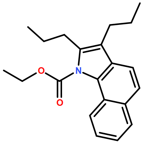 1H-Benz[g]indole-1-carboxylic acid, 2,3-dipropyl-, ethyl ester 