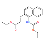 2-Propenoic acid, 3-[1-[(ethoxycarbonyl)amino]-2-naphthalenyl]-, ethyl ester, (2E)- 