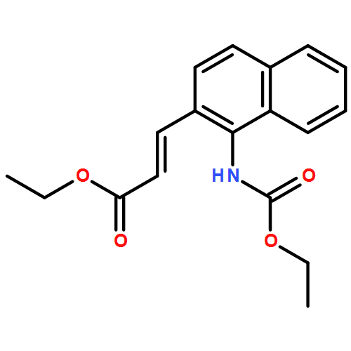 2-Propenoic acid, 3-[1-[(ethoxycarbonyl)amino]-2-naphthalenyl]-, ethyl ester, (2E)- 