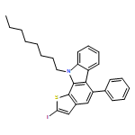 10H-Thieno[2,3-a]carbazole, 2-iodo-10-octyl-5-phenyl- 