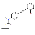 Carbamic acid, N-[4-[2-(2-bromophenyl)ethynyl]phenyl]-N-methyl-, 1,1-dimethylethyl ester 