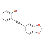 1,3-Benzodioxole, 5-[2-(2-bromophenyl)ethynyl]- 