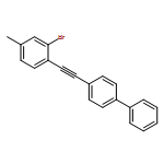 1,1-Biphenyl, 4-[2-(2-bromo-4-methylphenyl)ethynyl]- 