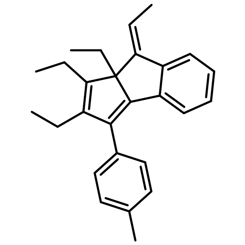 Cyclopent[a]indene, 1,2,8a-triethyl-8-ethylidene-8,8a-dihydro-3-(4-methylphenyl)-, (8E)- 