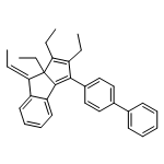 Cyclopent[a]indene, 3-[1,1-biphenyl]-4-yl-1,2,8a-triethyl-8-ethylidene-8,8a-dihydro-, (8E)- 