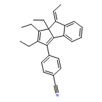 Benzonitrile, 4-[(8E)-1,2,8a-triethyl-8-ethylidene-8,8a-dihydrocyclopent[a]inden-3-yl]- 