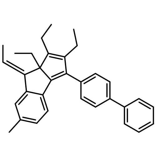 Cyclopent[a]indene, 3-[1,1-biphenyl]-4-yl-1,2,8a-triethyl-8-ethylidene-8,8a-dihydro-6-methyl-, (8E)- 