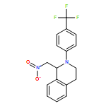 Isoquinoline, 1,2,3,4-tetrahydro-1-(nitromethyl)-2-[4-(trifluoromethyl)phenyl]- 