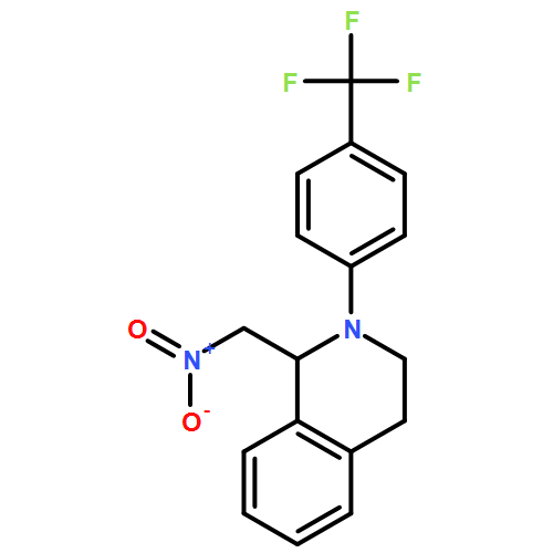 Isoquinoline, 1,2,3,4-tetrahydro-1-(nitromethyl)-2-[4-(trifluoromethyl)phenyl]- 