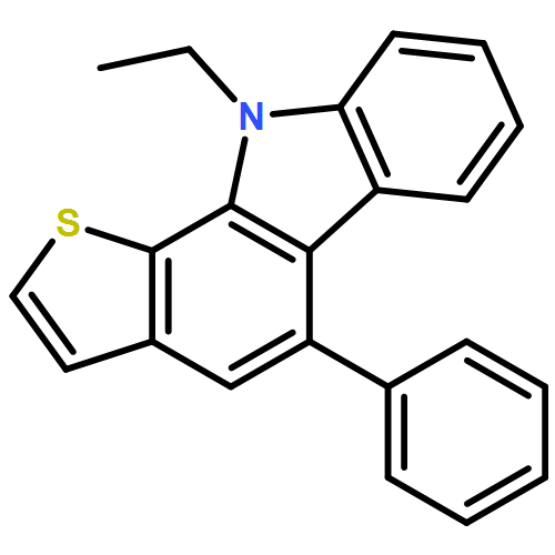 10H-Thieno[2,3-a]carbazole, 10-ethyl-5-phenyl- 